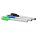 Meetory 10X  2 in 1 Magnetic White Board Drawing Pen Drywipe Easy Wipe with Eraser for School Office Home Use Colorful