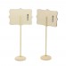 Winstory 10x Retangle Mini Chalkboard Blackboard with Stand Wedding Place Card Label Tags