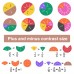 Meetory 134 Pcs Magnetic Fraction Tiles & Fraction Circles - Math Manipulatives for Preschool Elementary School Educational Resources Classroom Educational Kit