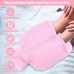 Meetory Foot Warmer Hot Water Bottle, 2L Hot Water Bottle for Feet, Foot Warmers for Women for Foot Warming, Pain Relief, Hot and Cold Therapy, Feet Warmers Suitable for Feet Size 35-45 (Pink)